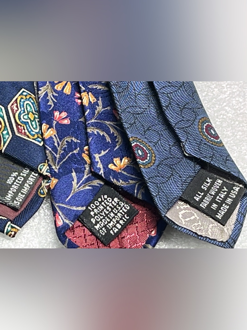 Christian Dior Tie Lot USA Made (3 Ties) - Picture 9 of 12